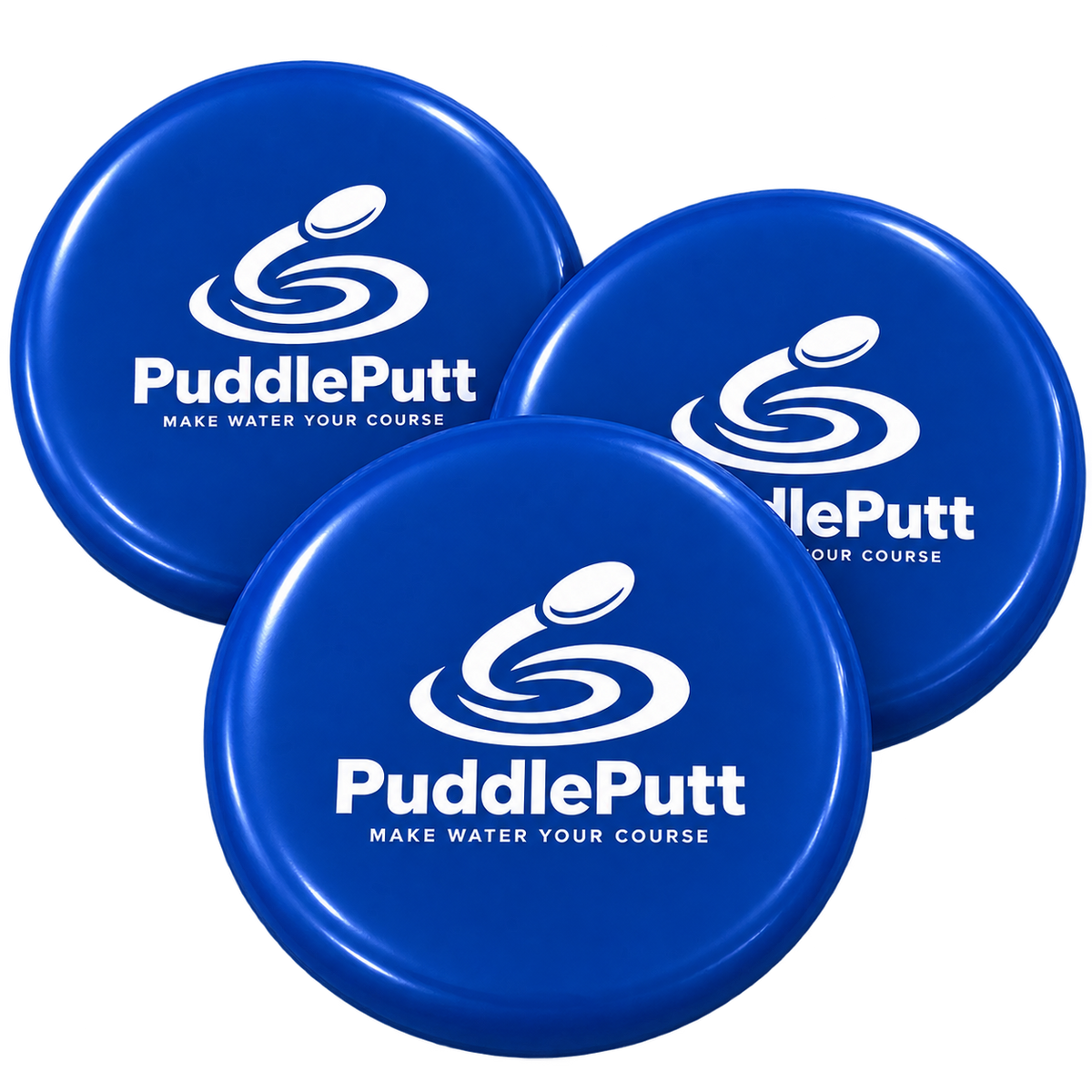 PuddlePutt Floating Discs, 3 Pack (Blue)